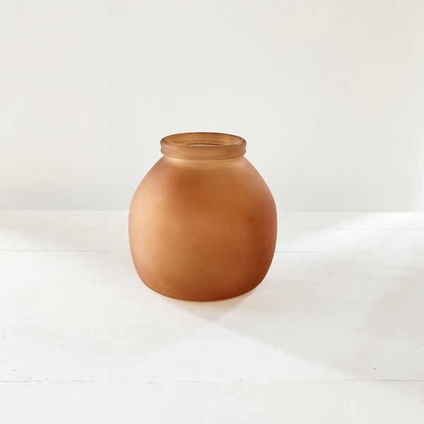 Pumpkin Vase - Frosted Bronze - <p style='text-align: center;'><b>HOT NEW ITEM</b><br>R 70</p>